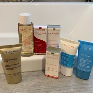 Clarins Sampler Set of 7 NEW
